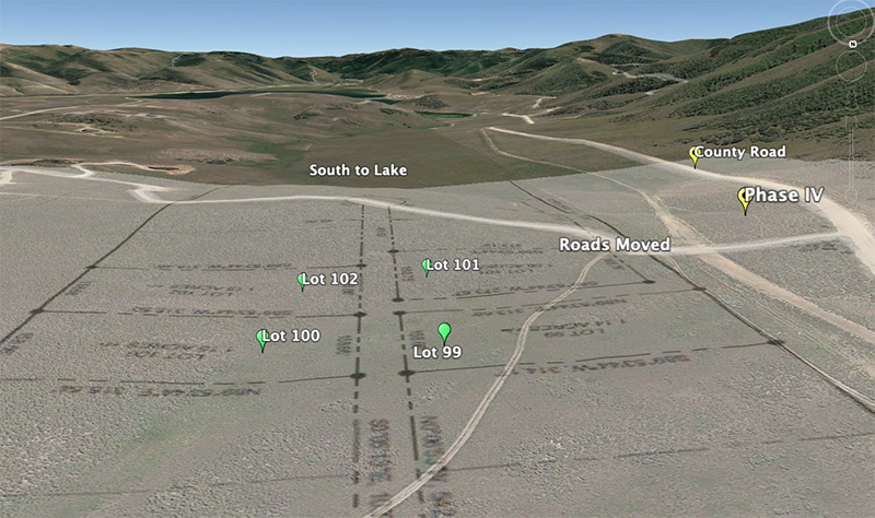 Phase V, Lot 99, Lot 100, Lot 101 and Lot 102 at Scofield Mountain Estates