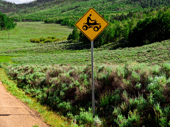 Easy access to mountain ATV Trails near Lot 72 at Scofield Mountain Estates